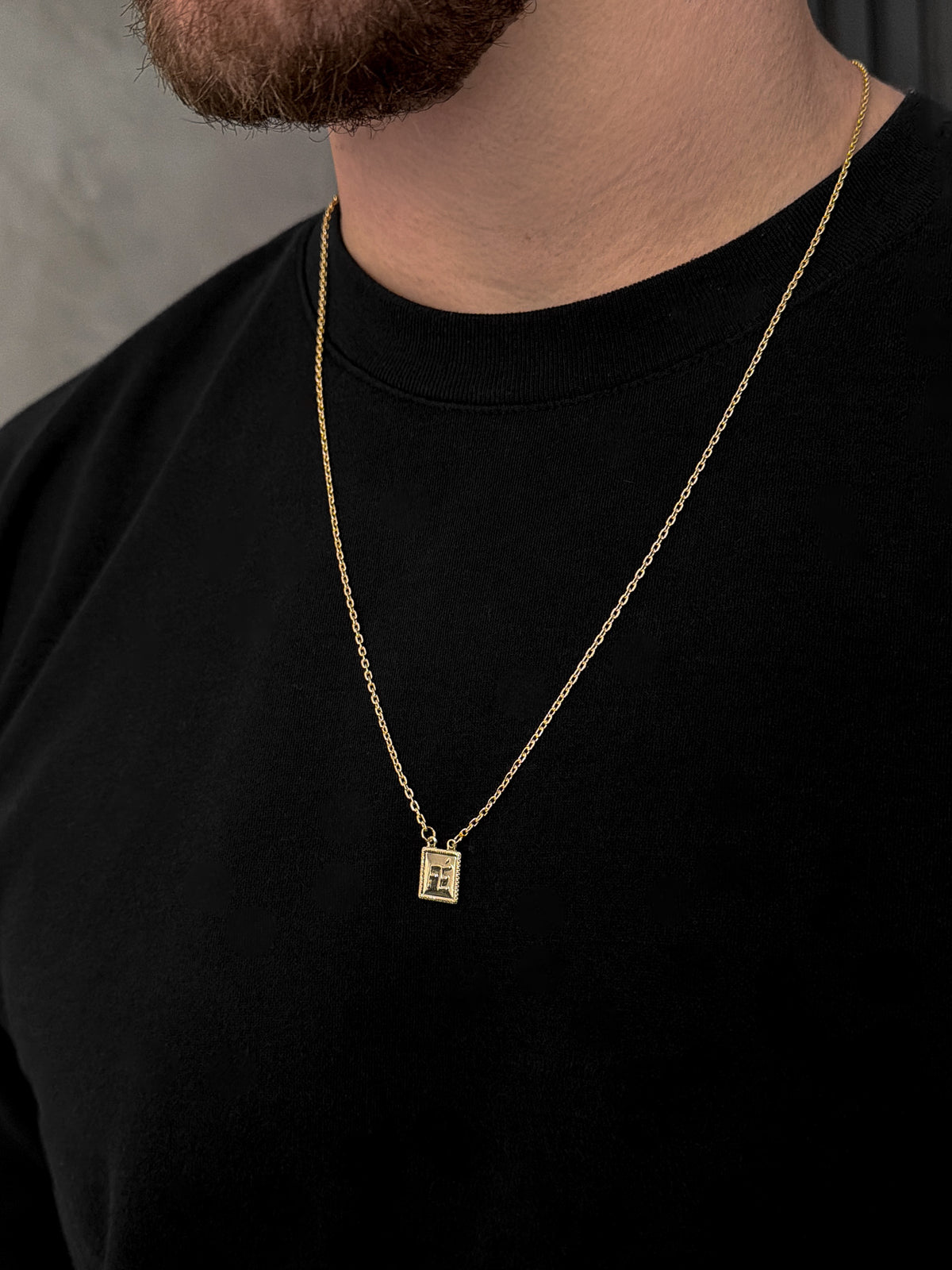 Escapulário Cadeado Plaquinha Fé Detalhada Banhado a Ouro 18k, foto 3