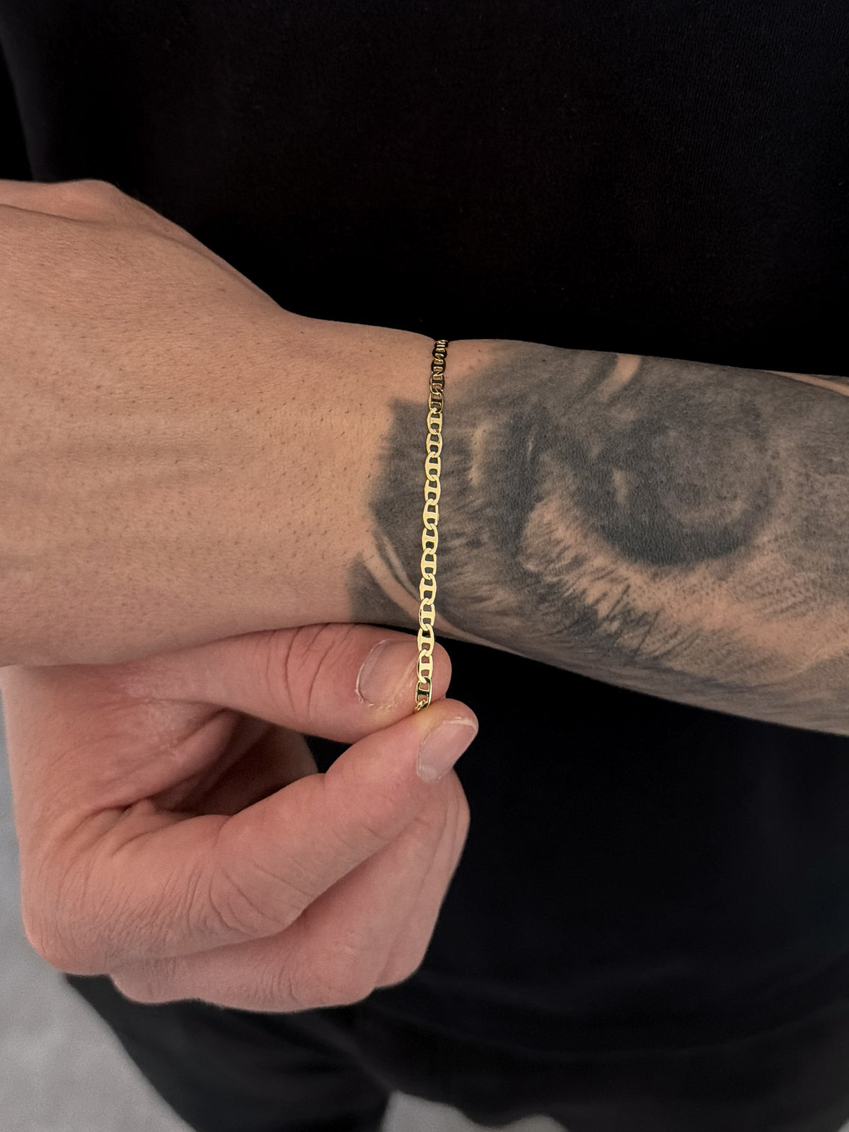 Pulseira Piastrini 3mm Banhada a Ouro 18k