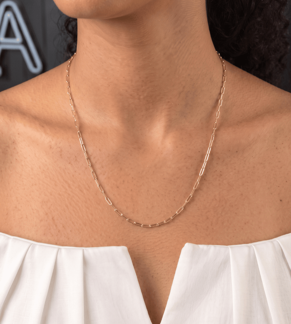 Colar Feminino Laminado 2mm Banhado a Ouro 18k