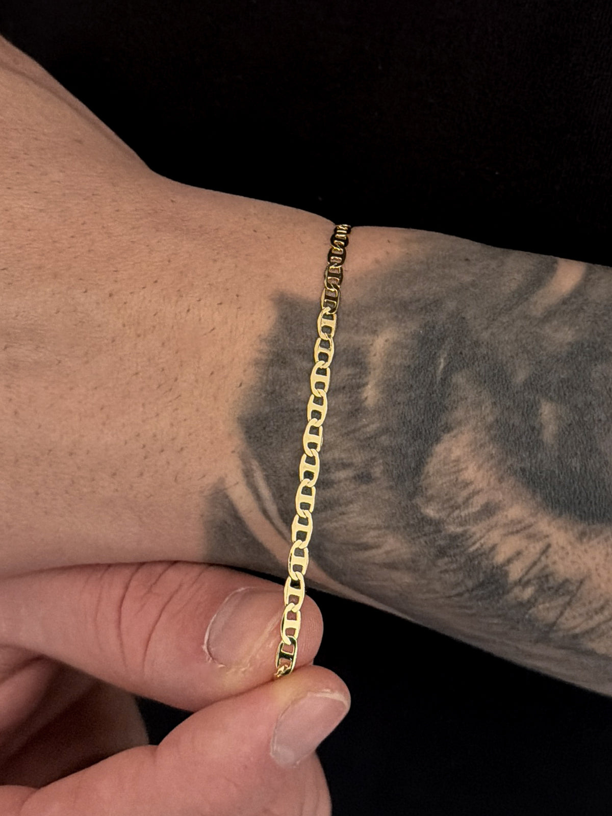 Pulseira Piastrini 3mm Banhada a Ouro 18k