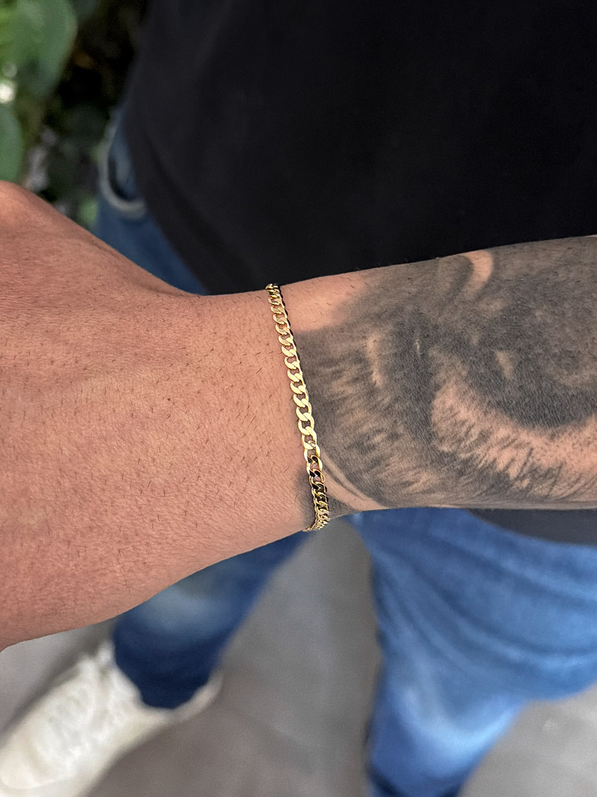 Pulseira Grumet 3mm Banhada a Ouro 18k, foto 3